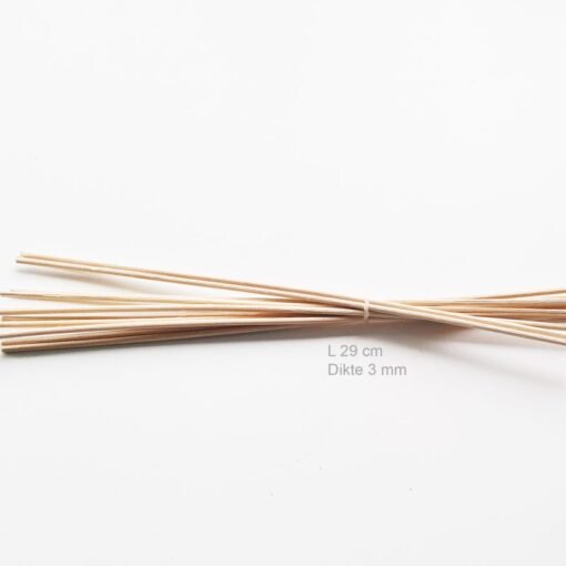 Set van 10 rotan stokjes - Lengte 29cm