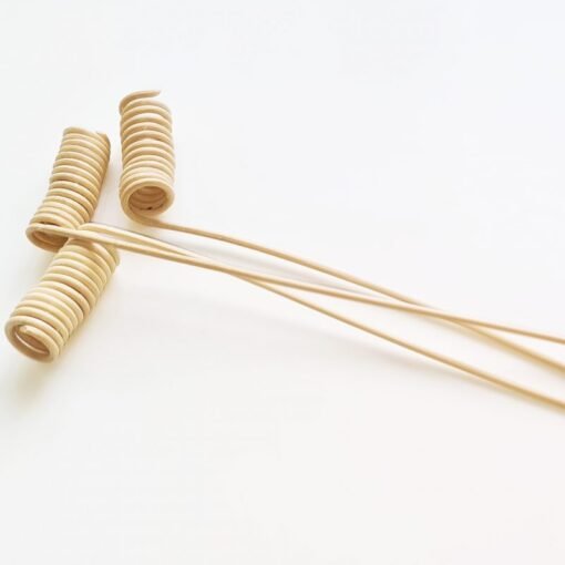 Set van 3 rotan stokjes -SPIRAAL - Lengte 29cm