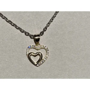 Angel Hart Beat (zilver goud kleur)